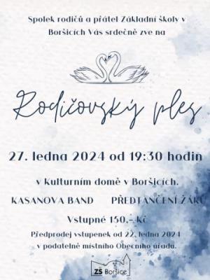 Rodičovský ples Boršice 27.1.2024