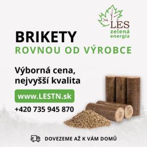 Nabídka dřevěných briket od firmy LES