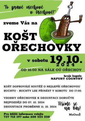 Košt Ořechovky 19.10.2024 Ořechov
